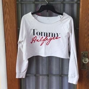 Tommy Hilfiger off the shoulder crop